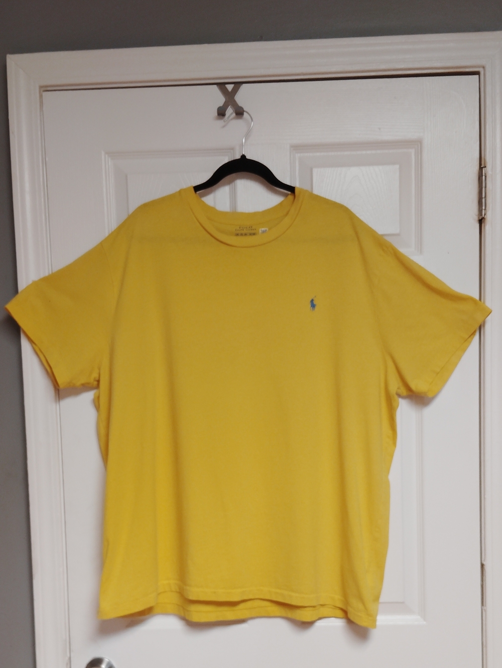 Polo by Ralph Lauren Bright Yellow Crew Neck Tee with Blue Pony